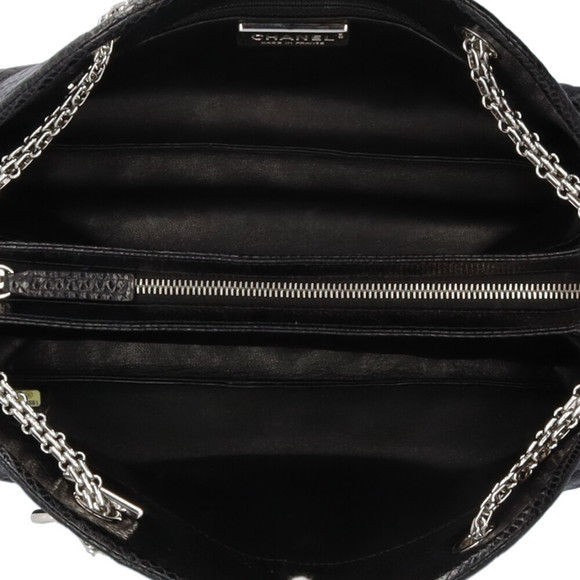 Chanel Python Shoulder Bag Black - Picture 6 of 7